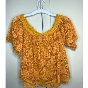 Forever 21 Sunflower Top